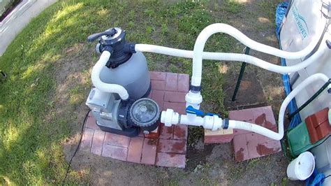 how do you hook up a pool vacuum to summer waves pump